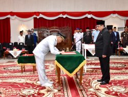 Gubri Edy Natar Nasution Lantik Hambali Jadi Pj Bupati Kampar