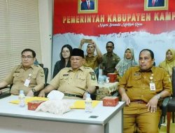 Bersama Kemendagri RI, Pj Bupati Kampar Ikuti Rakor Inflasi Secara Virtual