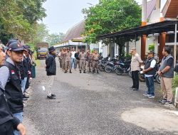 Masa Tenang, Bawaslu Kampar Bersama Satpol PP Gelar Apel Siaga Pemilu 2024 dan Penertiban APK