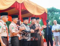 Kadispora Kampar Hadiri Scout Camp Universitas Pahlawan