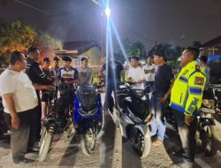Razia Malam, Polisi Amankan Sepeda Motor Yang Hendak Balap Liar