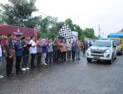 Kasatpol PP Kampar Hadiri Distribusi Kotak Suara Pemilu 2024 Ke PPK