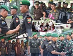 Kasatpol PP Kampar Arizon Hadiri Sertijab Danyon 132/Bima Sakti, Fauzi ke Bambang Budi Hartanto