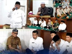 Kasat Pol PP Kampar Arizon dan Jajarannya Ikuti Isra’ Mi’raj di Mesjid At-Taubah Bangkinang