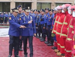 Pj Bupati Kampar Pimpin Apel Gabungan Sekaligus Peringati HUT Damkar Ke-105