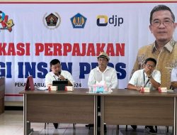 PWI Riau Gandeng Kanwil DJP Untuk Berikan Edukasi Perpajakan Kepada Insan Pers