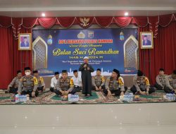 Sambut Bulan Suci Ramadhan Penuh Berkah, Polres Kampar Gelar Doa Bersama dan Berikan Tali Asih Kepada Anak Yatim Piatu