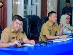 Melalui Zoom, Pj Bupati Kampar Sampaikan Kebutuhan Daerah ke Bappenas