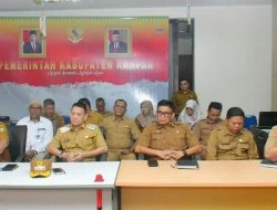 Terkait Pengendalian Inflasi, Pj Bupati Kampar Ikuti Rakor Bersama Mendagri