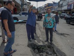 Begini Progresnya, Pj Gubri Tinjau Pembangunan Flyover Simpang Panam