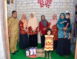 Penasehat DWP Lakukan Kunjungan Sekaligus Monitoring Kepada Balita Penderita Stunting