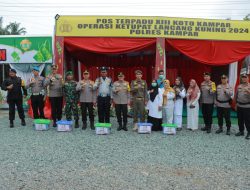 Pantau Arus Lalu Lintas, Wakapolda Riau Kunjungi Pospam Terpadu XIII Koto Kampar