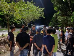 Ciptakan Kamtibmas, Polres Kampar Gelar Patroli Aksi Balap Liar