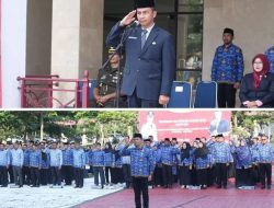 Peringati Hari Otonomi Daerah, Pj Bupati Kampar Gelar Apel Gabungan