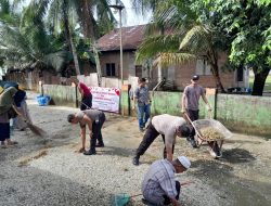 HUT Bhayangkara Ke-78, Polsek Siak Hulu Laksanakan Bhakti Religi di Masjid dan Berikan Bantuan