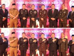 Pemkab Kampar Hadiri Acara Syukuran Hari Bhayangkara ke-78 Tahun 2024