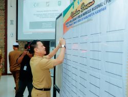 Pj Bupati Kampar Resmi Buka Pertemuan Advokasi dan Sosialisasi Pelaksanaan Pekan Imunisasi Nasional
