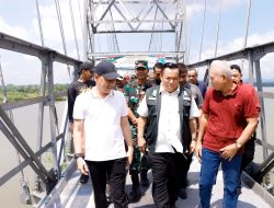 Akhirnya, Jembatan Gantung Desa Sepungguk Diresmikan Oleh Pj Gubri dan Pj Bupati Kampar