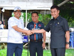 Pj Sekda Kampar Resmi Dibuka Secara Langsung Turnamen Bola Voli Antar OPD