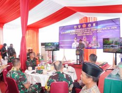 Wujudkan Percepatan Pembangunan, Ahmad Yuzar Dampingi Kedatangan Letjen TNI Sonny Aprianto beserta Tim Pengawasan dan Evaluasi TMMD Ke-121