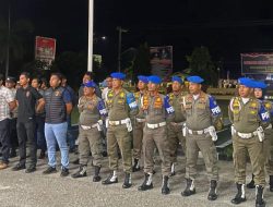 Ciptakan Rasa Aman, Satpol PP Kampar Gelar Patroli Gabungan Bersama TNI-Polri