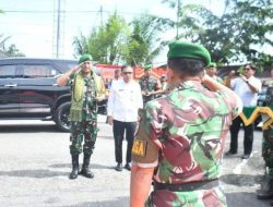 Pj Bupati Kampar Hadiri Penyambutan Dandim 0313/KPR Atas Prestasi Kodim 0313/KPR Raih Juara I Dalam Kegiatan TMMD ke-121 Tahun 2024