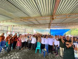 Antusias Ratusan Masyarakat Tapung Hilir  Ikuti Kampanye Calon Bupati Kampar Nomor Urut 2 H Yusri