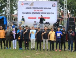 Hadiri Car Free Day, Pj Bupati Kampat Himbau Untuk Sukseskan Pilkada Damai 2024