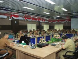 Pj Bupati Pimpin Rapat Kerja Percepatan Pembangunan Kampar Bersama Seluruh Kepala OPD dan Camat