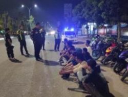Jelang Pilkada, Polresta Pekanbaru Amankan 42 Motor Balap Liar