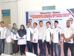 Muhammad Ikhsan Kembali Terpilih Jadi Ketua Gapensi Kampar