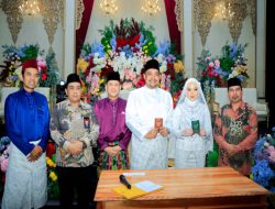 Pj Bupati Kampar Hadiri Akad Nikah Tengku Dedy Ardiansyah dengan Glien Exsel Julio Marshanda