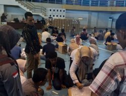 KPU Kampar Lakukan Sortirlip Surat Suara Pilkada Serentak