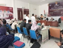 KPU Kampar Gelar Rapat Pleno Terbuka Rekapitulasi dan Penetapan DPT Pilkada Serentak 2024