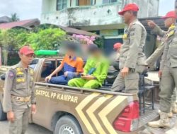 Asyik Bermain Domino Saat Jam Belajar, Satpol Pp Kampar Amankan Puluhan Pelajar