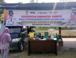 Pemkab Kampar Gelar Operasi Pasar di Desa Bencah Kelubi