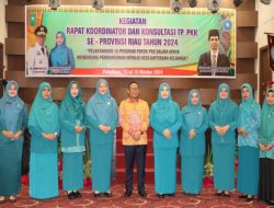 Pj Ketua TP-PKK Kampar Ricana Djayanti Hadiri Langsung Pembukaan Rakor PKK Se-Riau