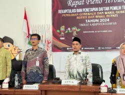 KPU Kampar Tetapkan DPT Pilkada 2024 Sebanyak 601.561 Orang Pemilih