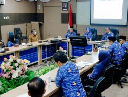 Ramlah Pimpin Rapat Persiapan Penyusunan Laporan Evaluasi Kinerja Pj Bupati Kampar Triwulan IV