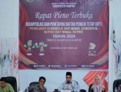 Menjelang Pilkada KPU Rekap Data Pemilih Tetap, Jumlah Pemilih di Kampar sebanyak 601,561 Pemilih