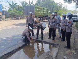 Demi Keamanan Lalu Lintas, Ditlantas Polda Riau Gelar Survei Jalan Rusak Jelang Nataru