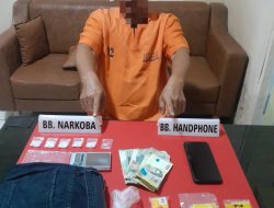 Polisi Ciduk Pengedar Sabu, Sita 13,82 Gram Sabu