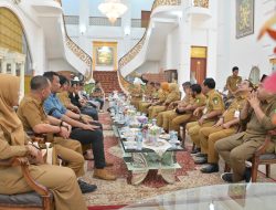 Bupati Bengkalis Terima Audiensi PWI, Bahas Pelantikan Pengurus Baru