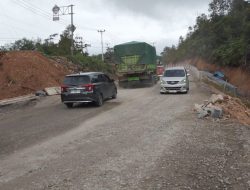 Dibuka Dua Arah, Lalu Lintas Km 106 Tanjung Alai Berangsur Normal