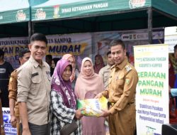 Jelang Lebaran, Bupati Kampar Gelar Pasar Murah untuk Kendalikan Harga Pangan
