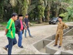 Kades Laboy Jaya Sampaikan Terima Kasih Atas Perjuangan Ropii Siregar Pembangunan Infrastruktur di Desanya