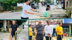 Bapenda Kampar Gelar Apel dan Gotong Royong Dukung Gerakan Indonesia ASRI di Bangkinang Kota